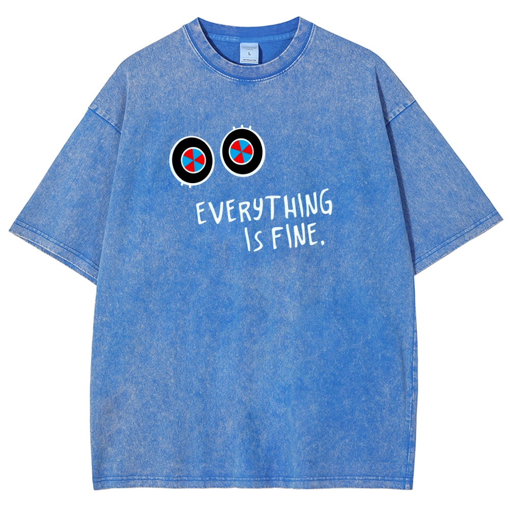 Digital Circus Unisex Fit Washed T-Shirt 2512022327