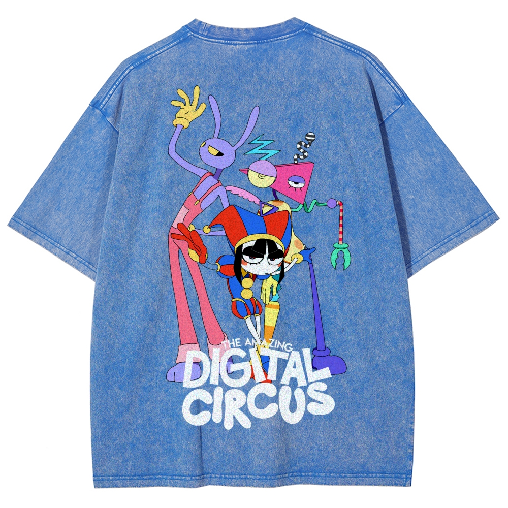 Digital Circus Unisex Fit Washed T-Shirt 2512022327