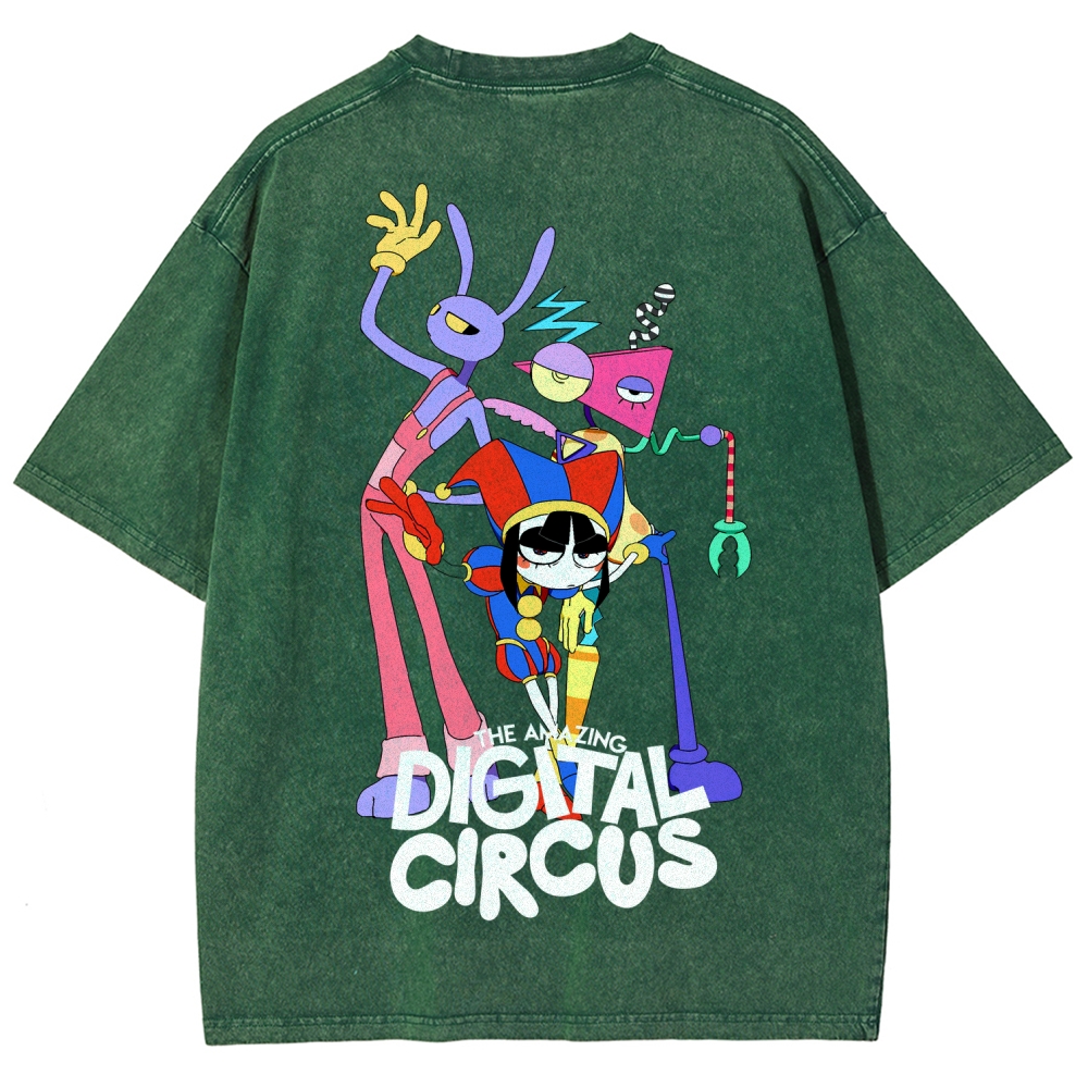 Digital Circus Unisex Fit Washed T-Shirt 2512022327
