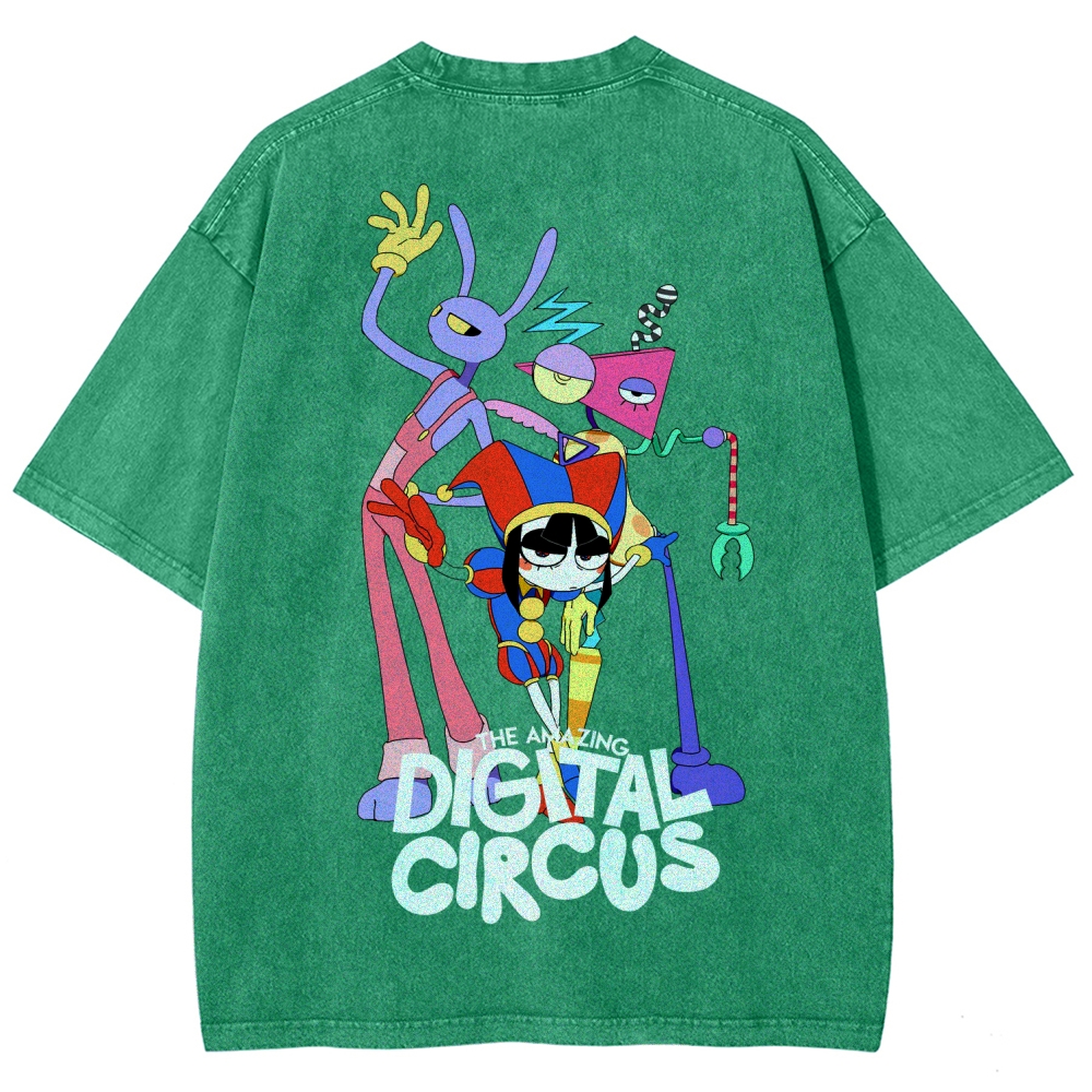 Digital Circus Unisex Fit Washed T-Shirt 2512022327