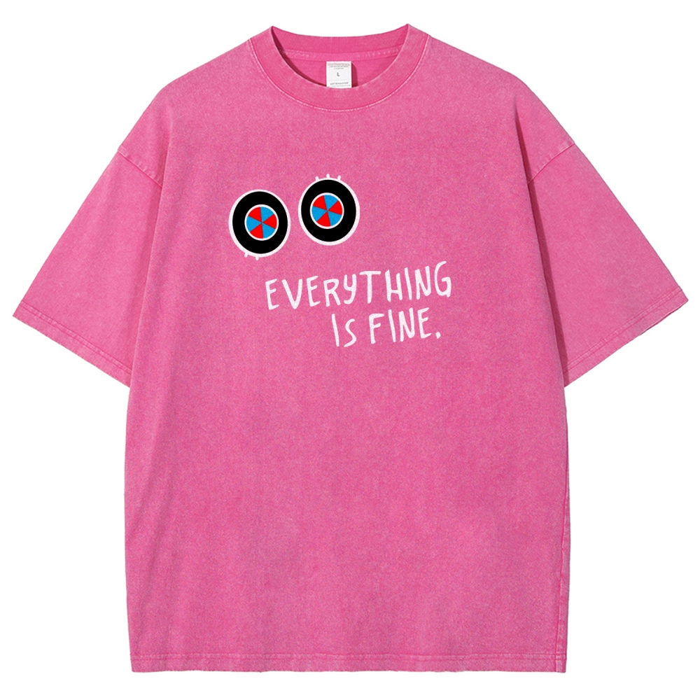 Digital Circus Unisex Fit Washed T-Shirt 2512022327