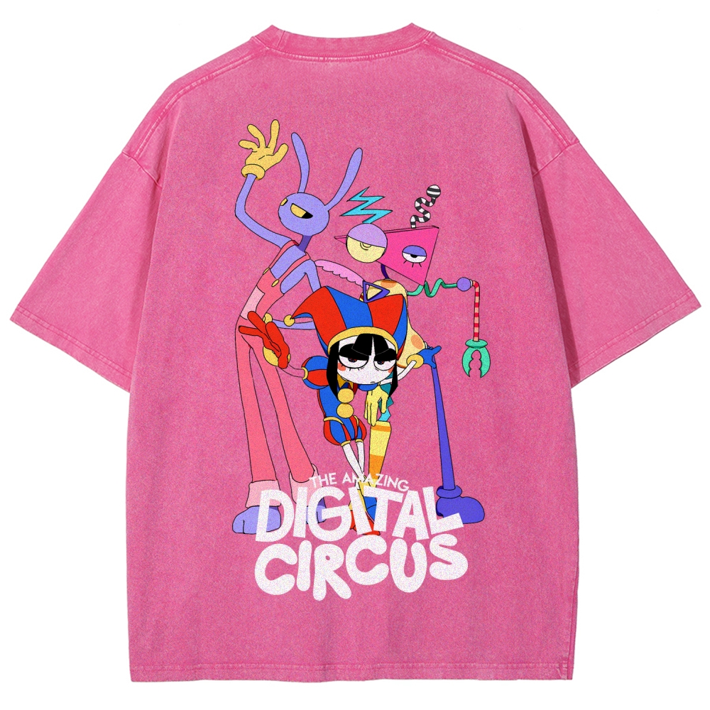 Digital Circus Unisex Fit Washed T-Shirt 2512022327
