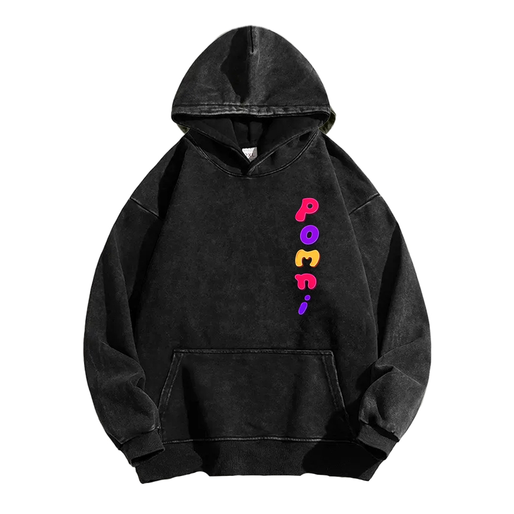 Digital Circus Unisex Washed Hoodie 2512022358