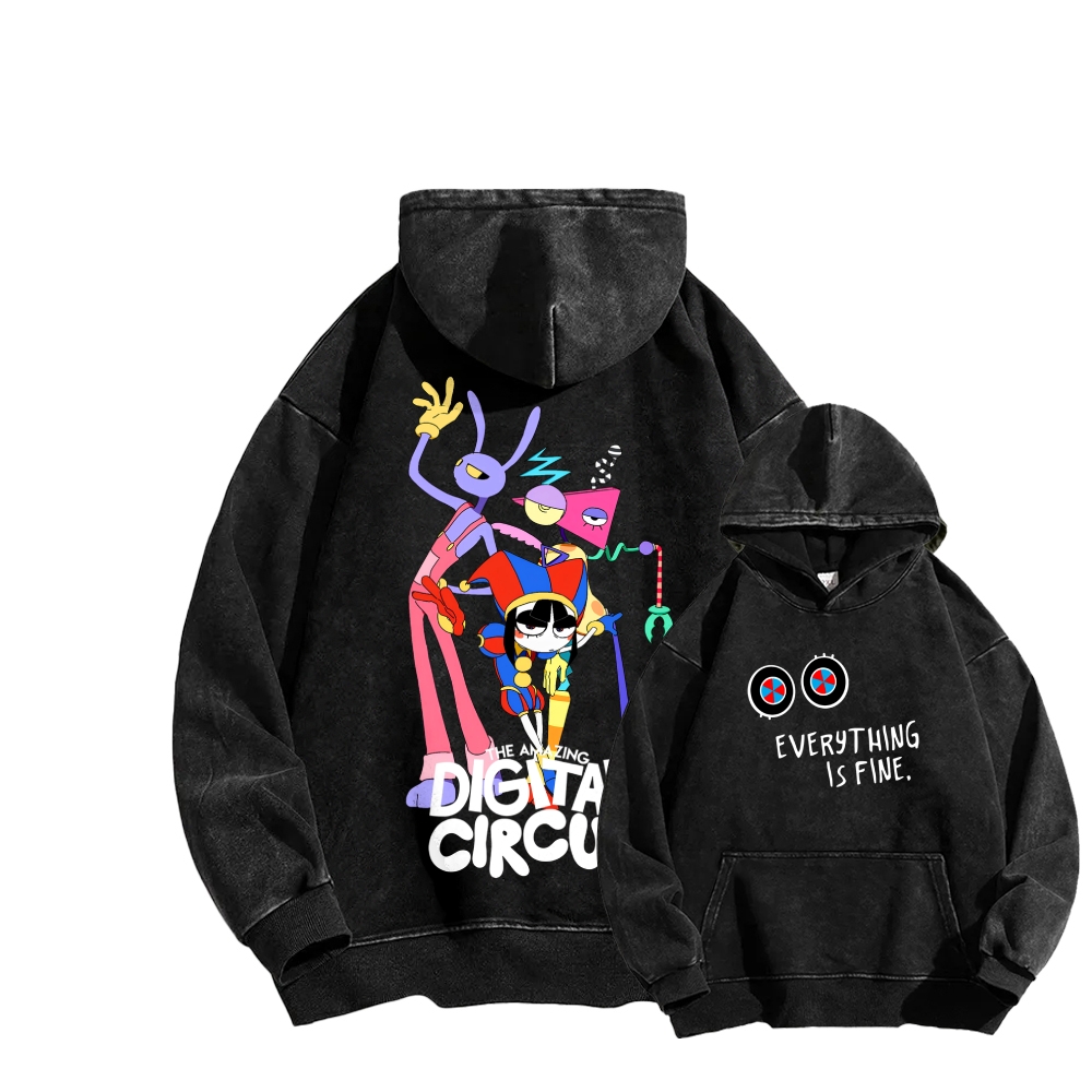 Unisex Washed Hoodie 2512022363