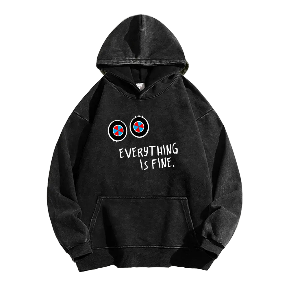 Unisex Washed Hoodie 2512022363