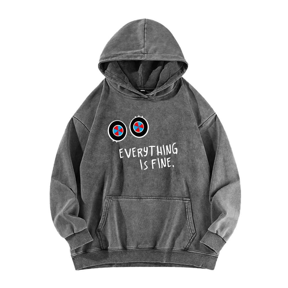 Unisex Washed Hoodie 2512022363