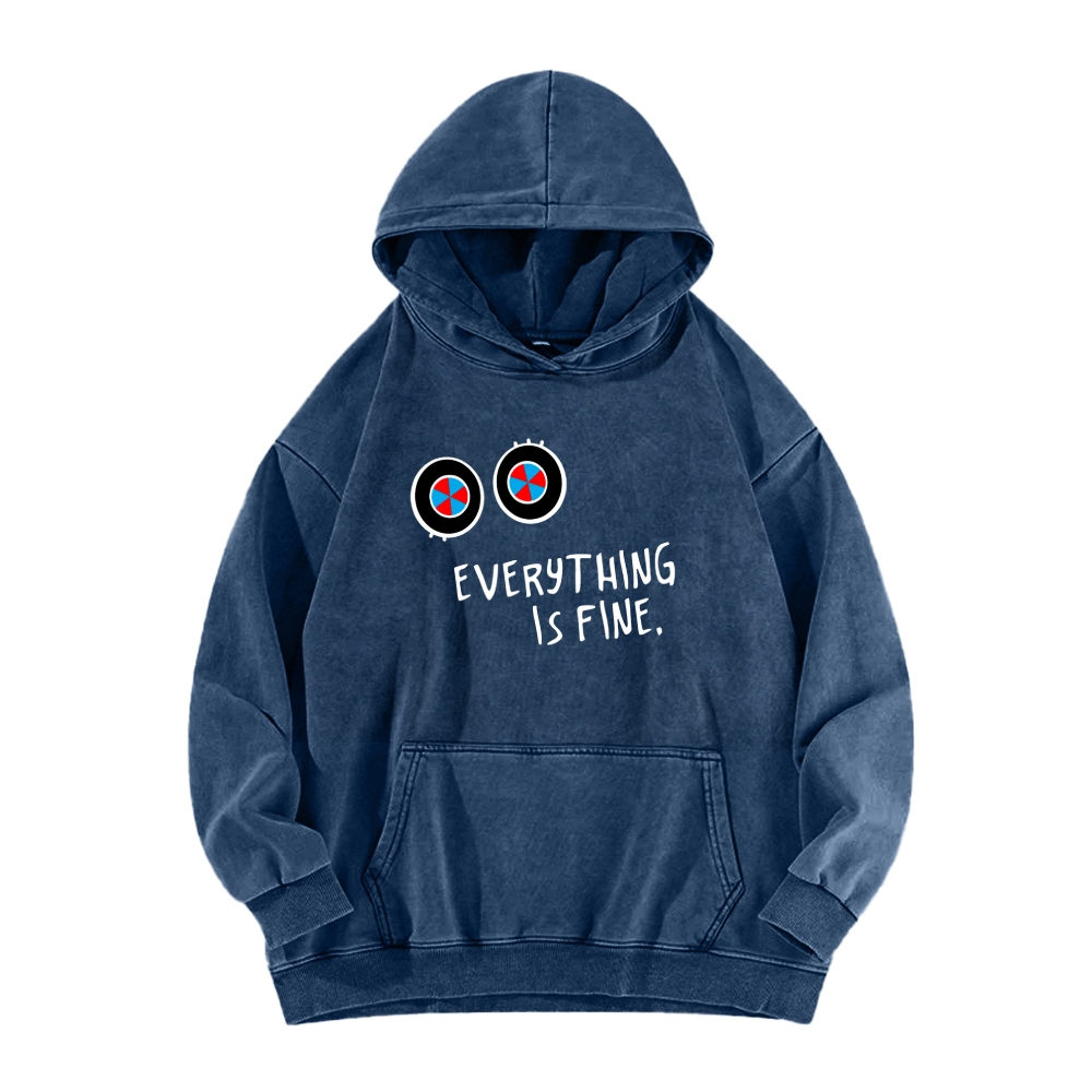 Unisex Washed Hoodie 2512022363