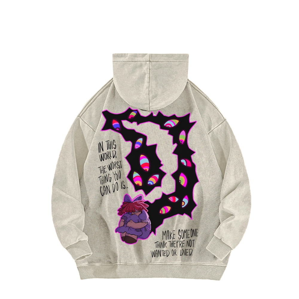 Unisex Washed Hoodie 2512022369