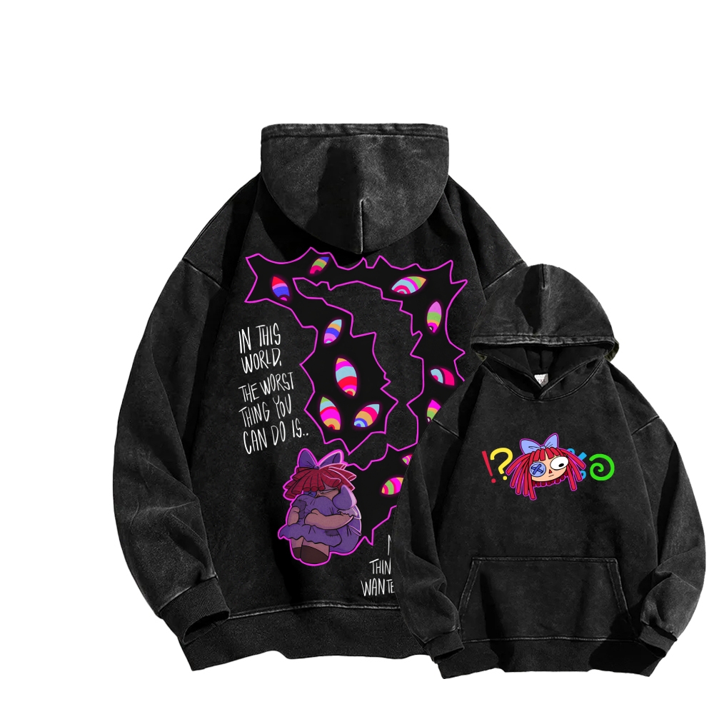 Unisex Washed Hoodie 2512022369