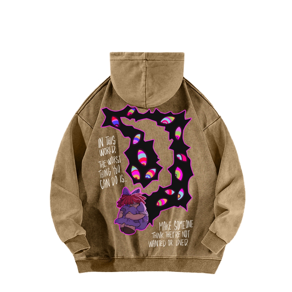 Unisex Washed Hoodie 2512022369