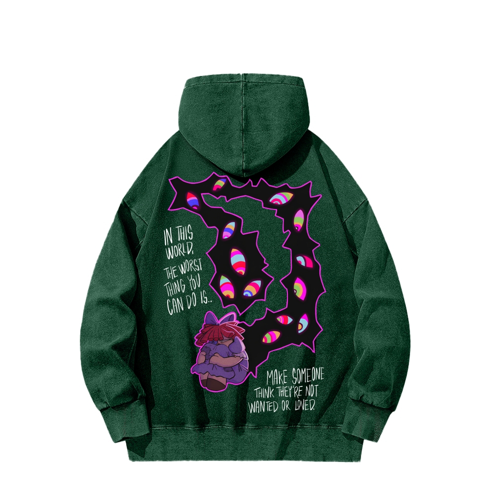 Unisex Washed Hoodie 2512022369