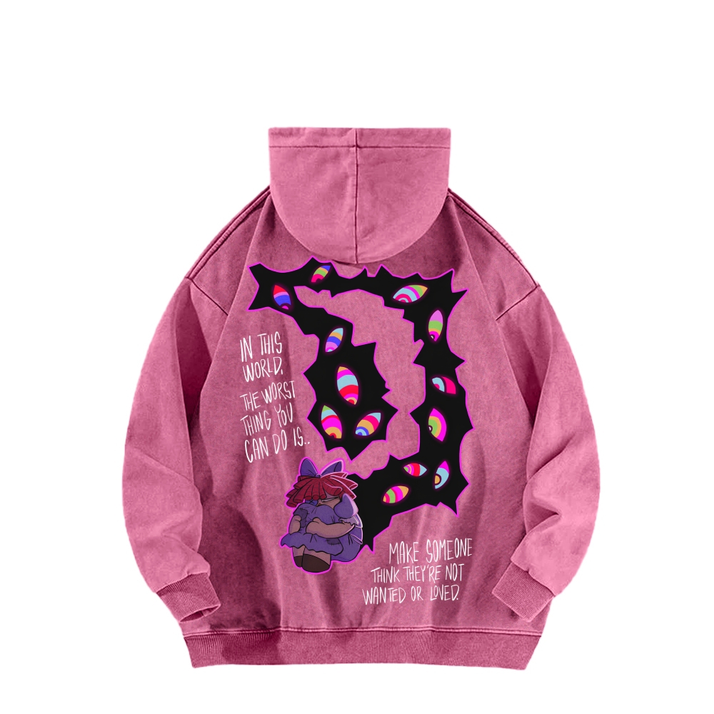 Unisex Washed Hoodie 2512022369