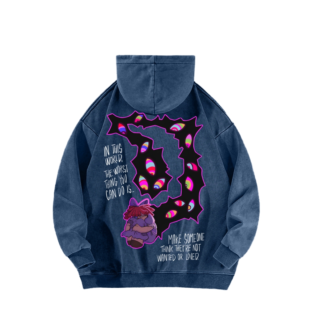 Unisex Washed Hoodie 2512022369