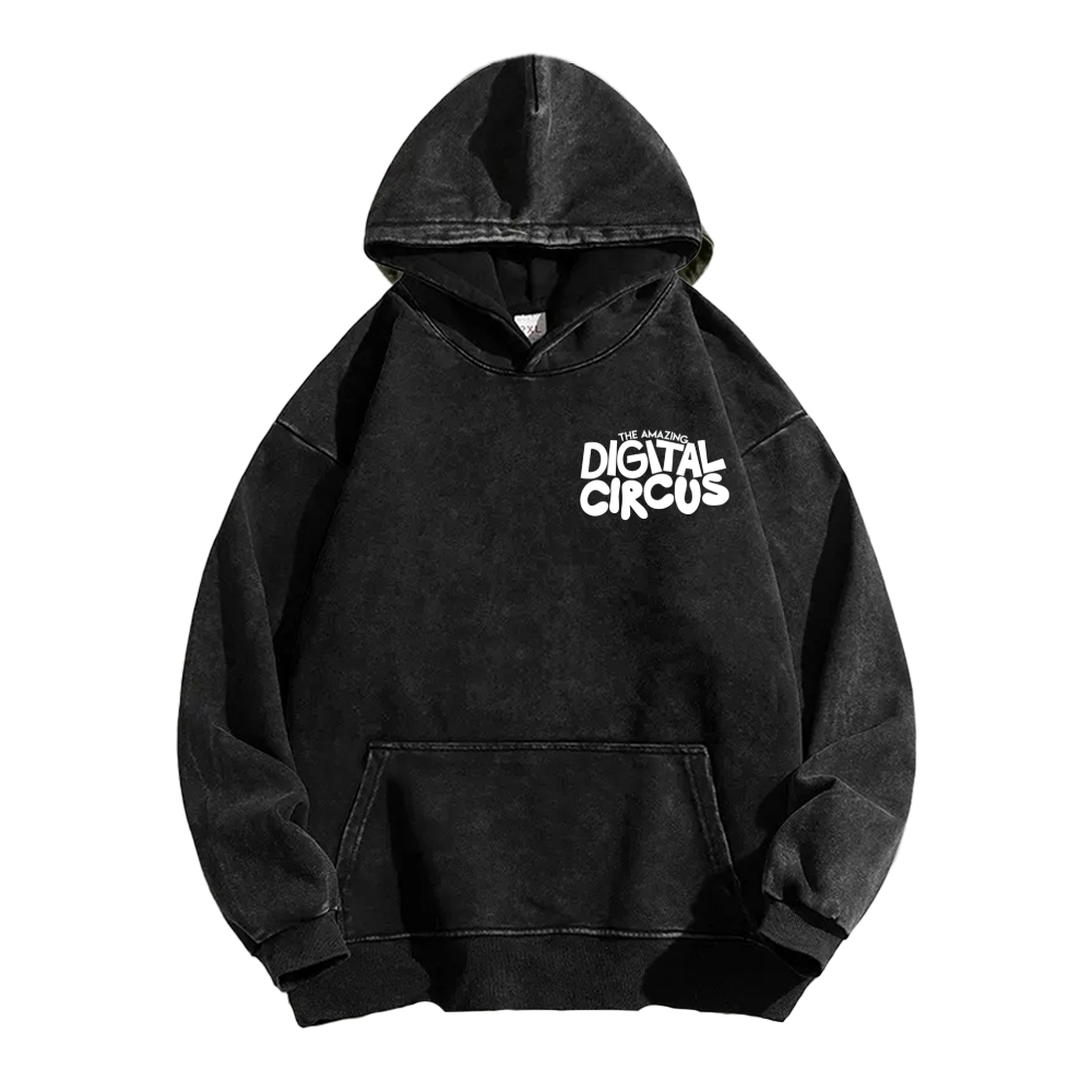 Digital Circus The Amazing Digital Unisex Washed Hoodie 2512022656