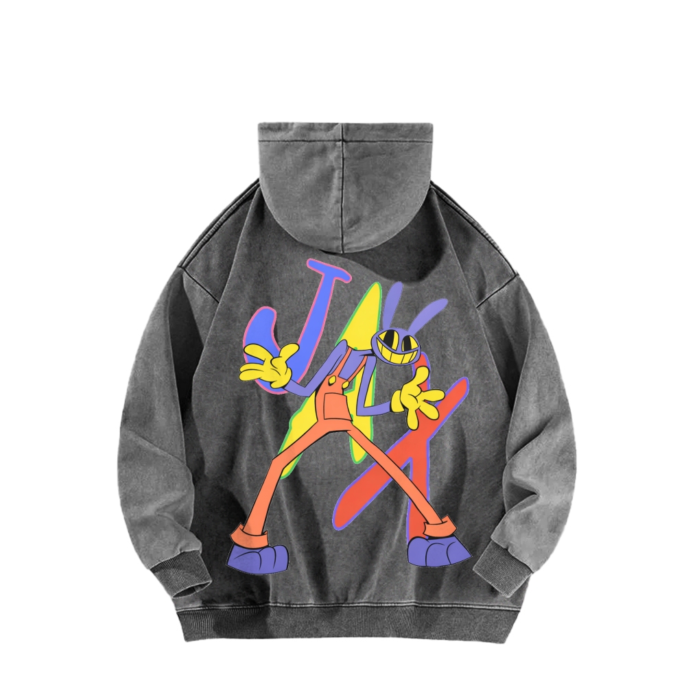 Digital Circus The Amazing Digital Unisex Washed Hoodie 2512022656