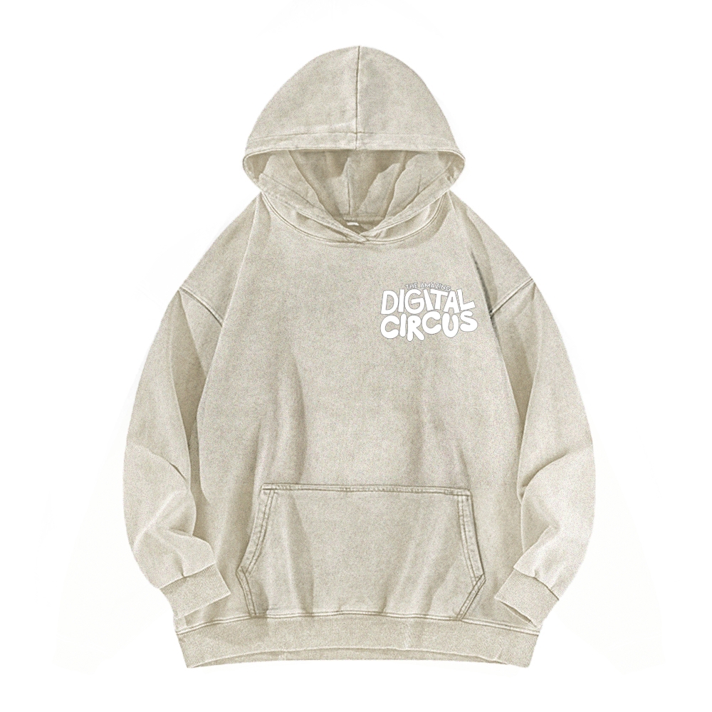Digital Circus The Amazing Digital Unisex Washed Hoodie 2512022656