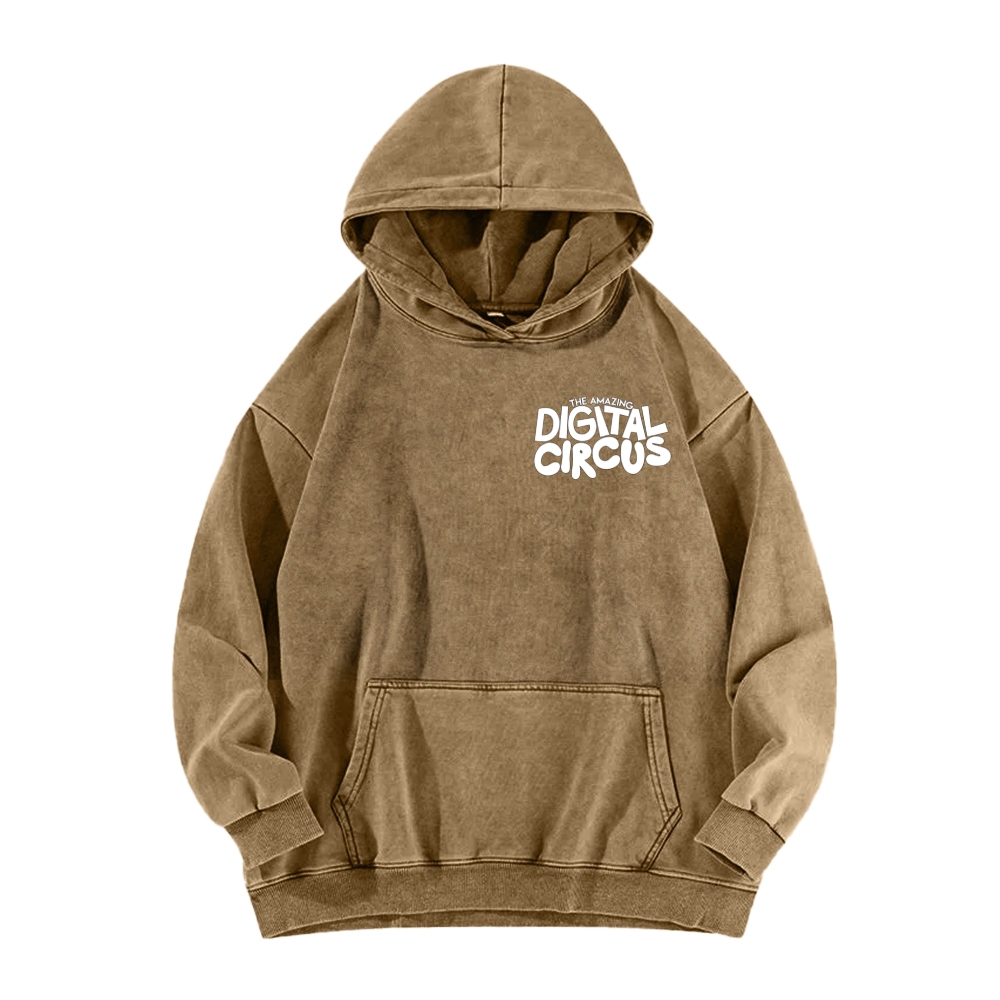 Digital Circus The Amazing Digital Unisex Washed Hoodie 2512022656