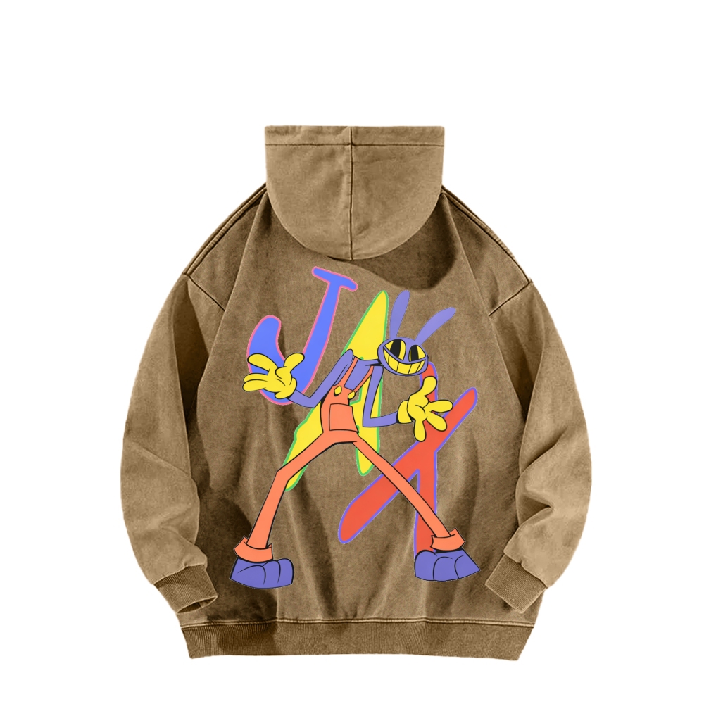Digital Circus The Amazing Digital Unisex Washed Hoodie 2512022656
