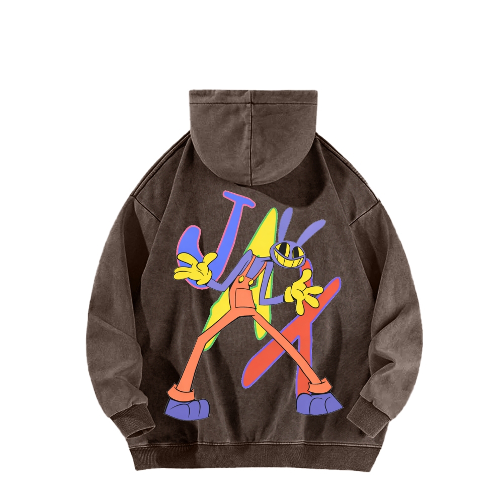 Digital Circus The Amazing Digital Unisex Washed Hoodie 2512022656