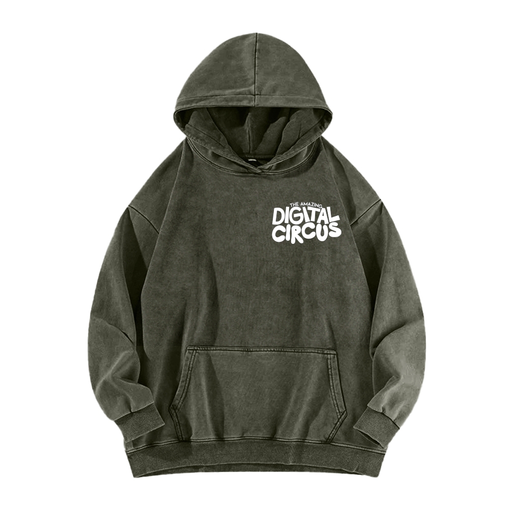 Digital Circus The Amazing Digital Unisex Washed Hoodie 2512022656