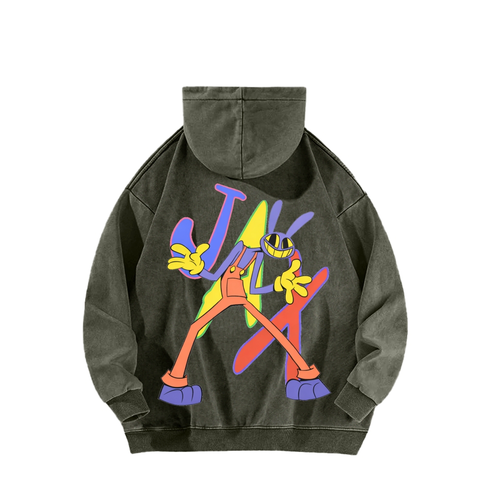 Digital Circus The Amazing Digital Unisex Washed Hoodie 2512022656