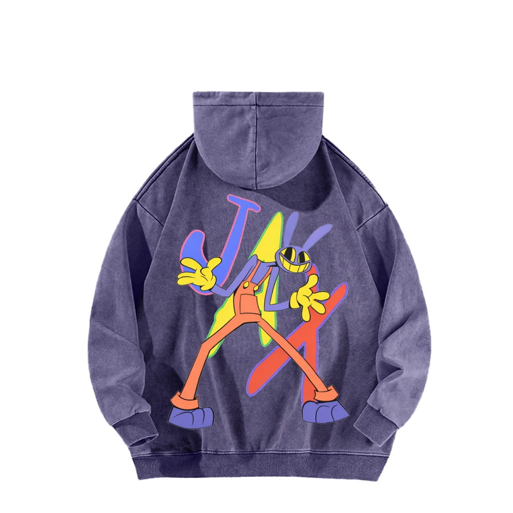 Digital Circus The Amazing Digital Unisex Washed Hoodie 2512022656