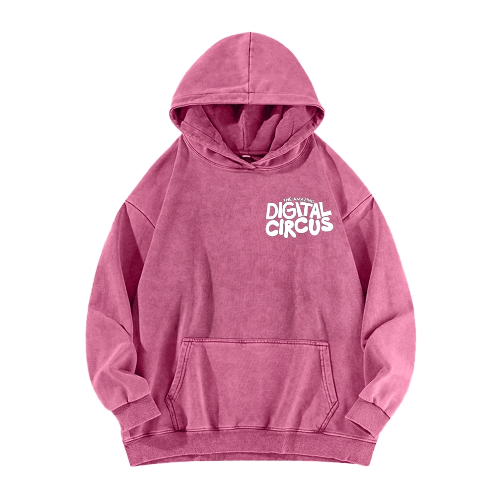 Digital Circus The Amazing Digital Unisex Washed Hoodie 2512022656