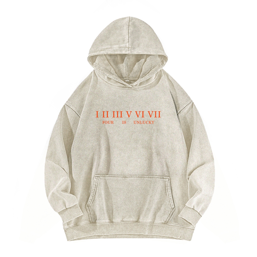 Unisex Washed Hoodie 2601002949