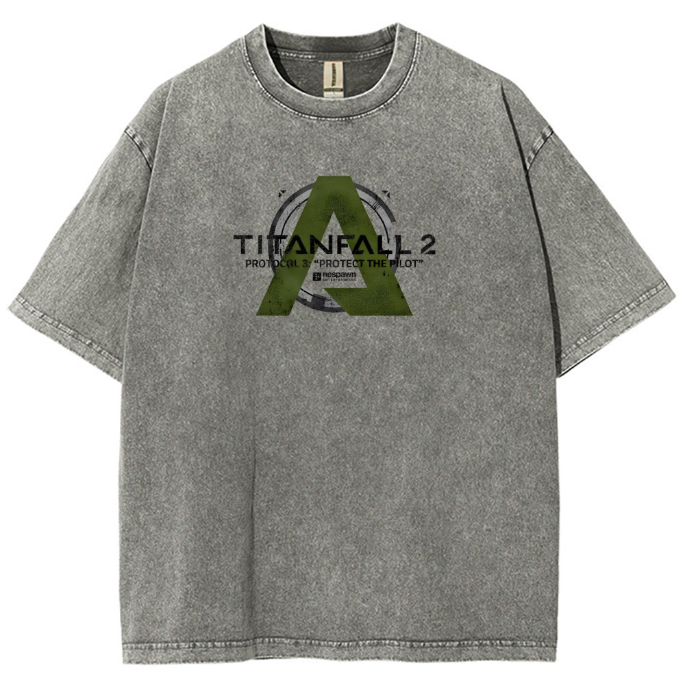 TITANFALL Unisex Fit Washed T-Shirt 2601003431