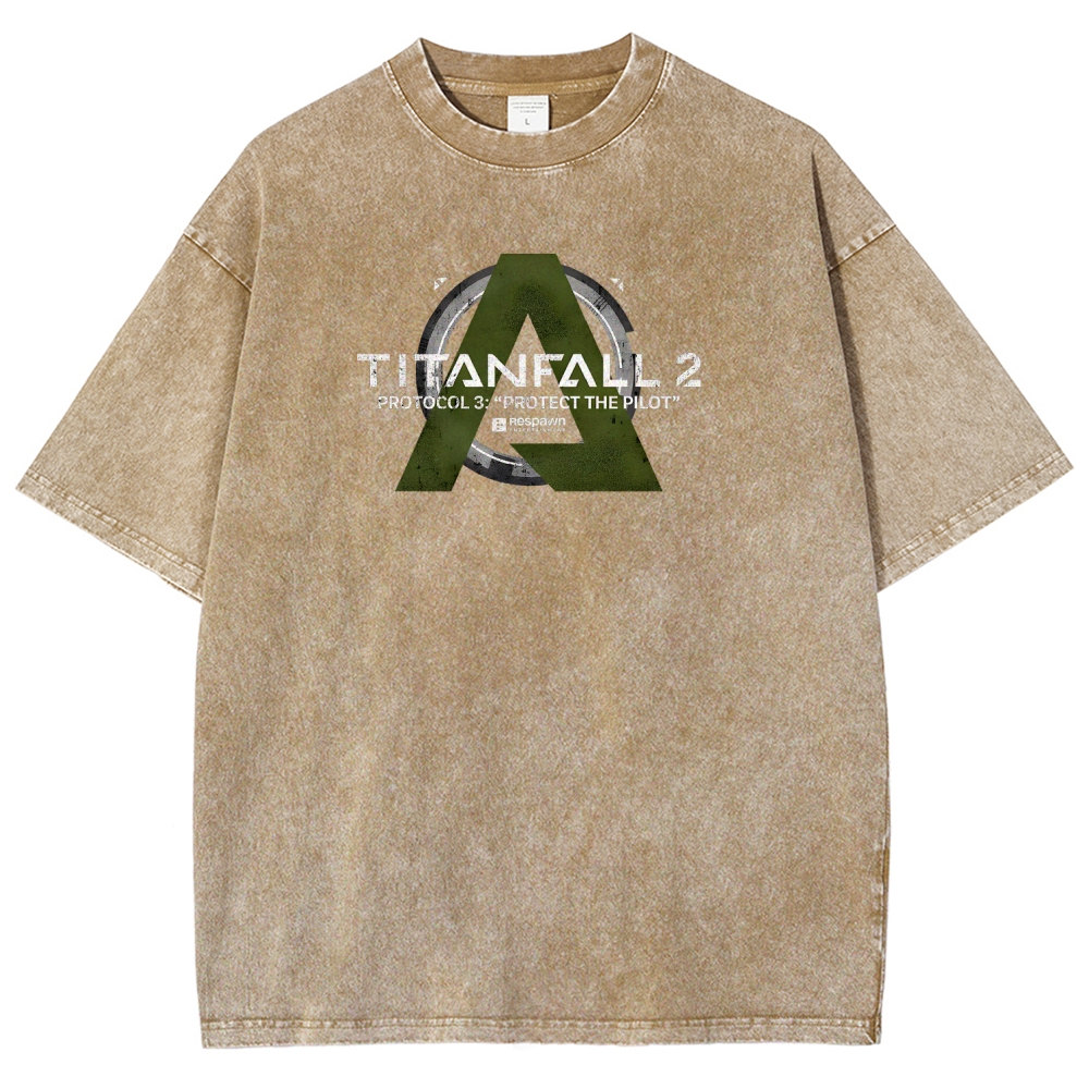 TITANFALL Unisex Fit Washed T-Shirt 2601003431