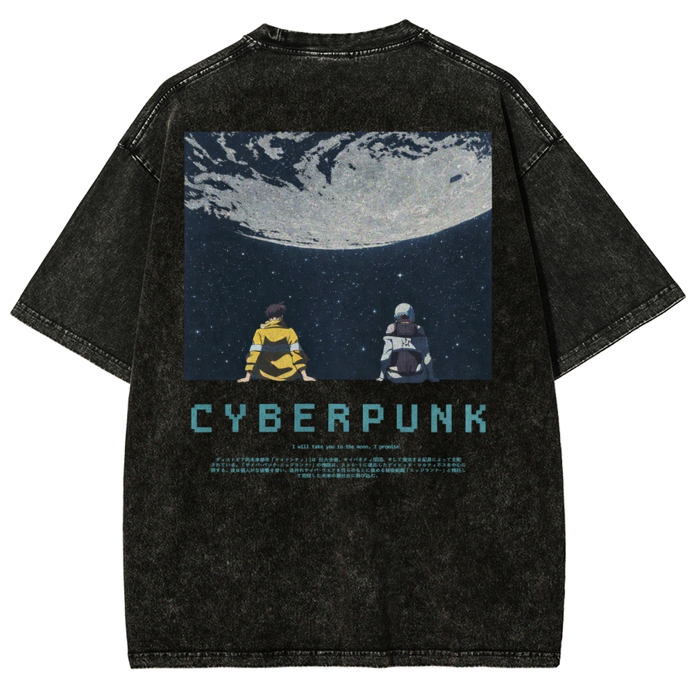 Cyberpunk Unisex Fit Washed T-Shirt 2601004640