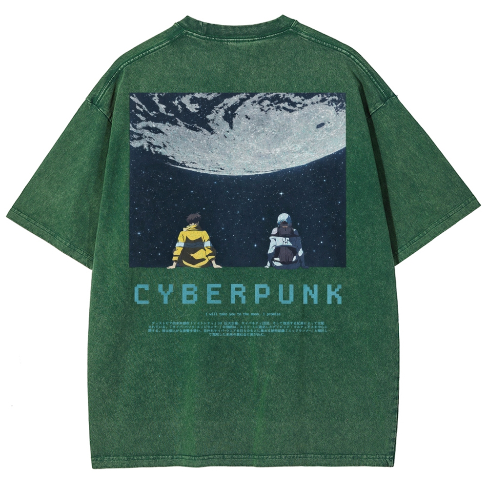 Cyberpunk Unisex Fit Washed T-Shirt 2601004640