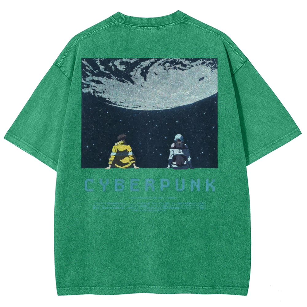 Cyberpunk Unisex Fit Washed T-Shirt 2601004640