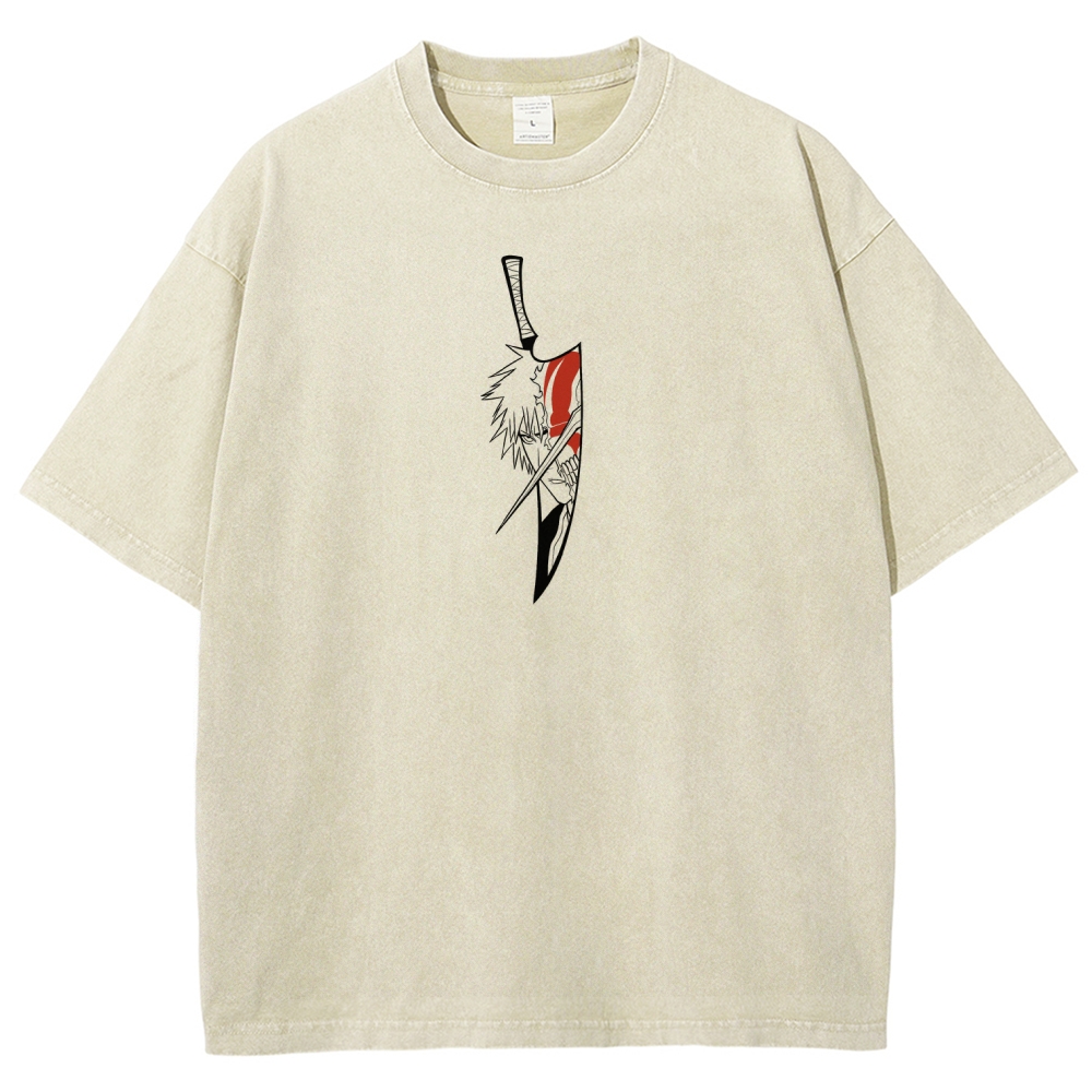 Bleach Ichigo Unisex Fit Washed T-Shirt 2601005212