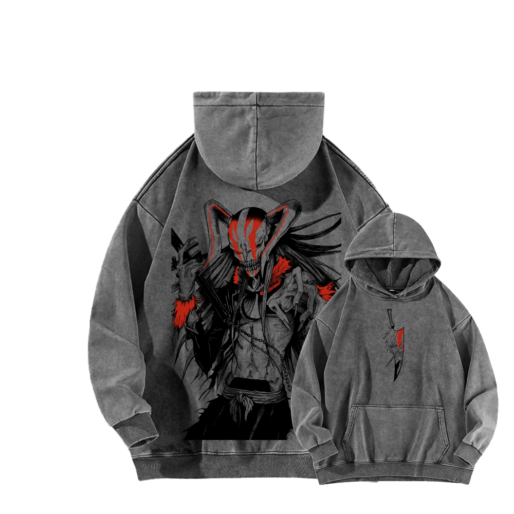 Bleach Ichigo Unisex Washed Hoodie 2601005237