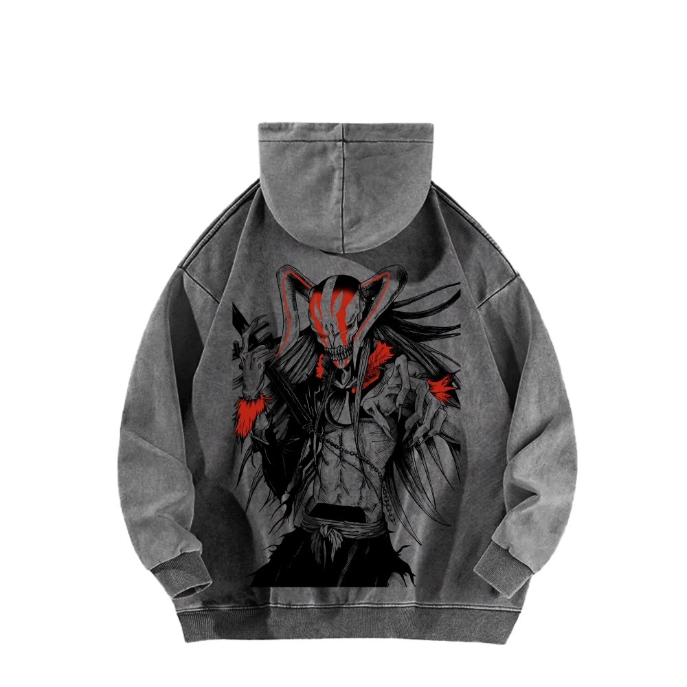 Bleach Ichigo Unisex Washed Hoodie 2601005237