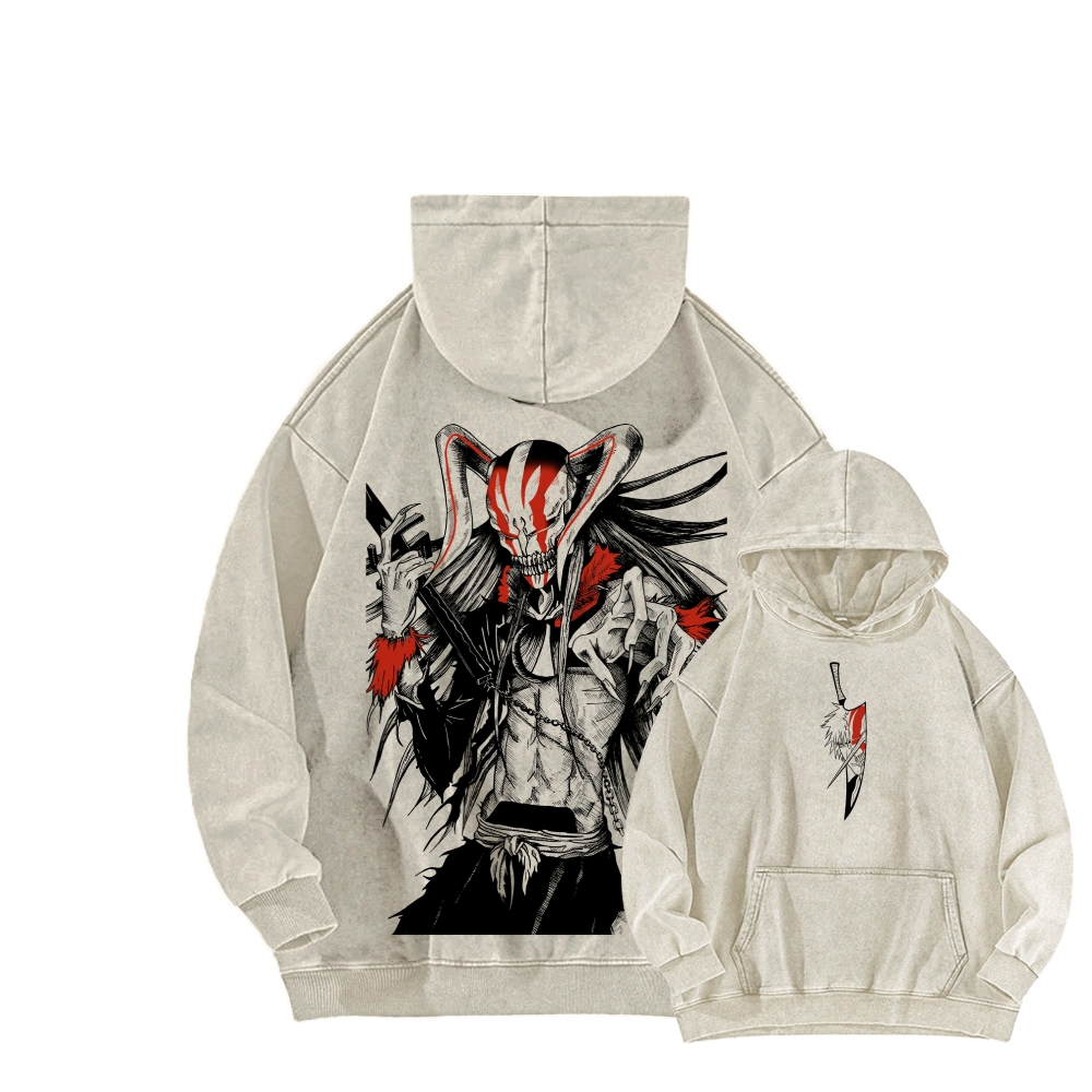 Bleach Ichigo Unisex Washed Hoodie 2601005237