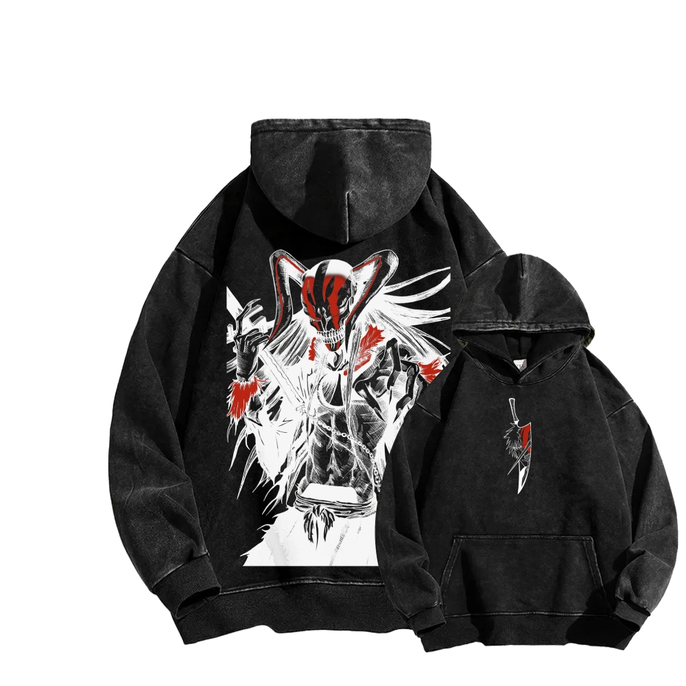 Bleach Ichigo Unisex Washed Hoodie 2601005237