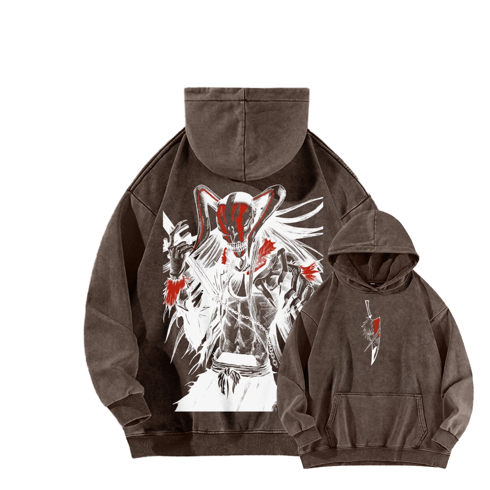 Bleach Ichigo Unisex Washed Hoodie 2601005237