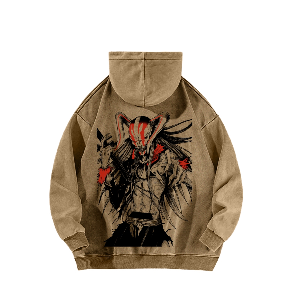 Bleach Ichigo Unisex Washed Hoodie 2601005237