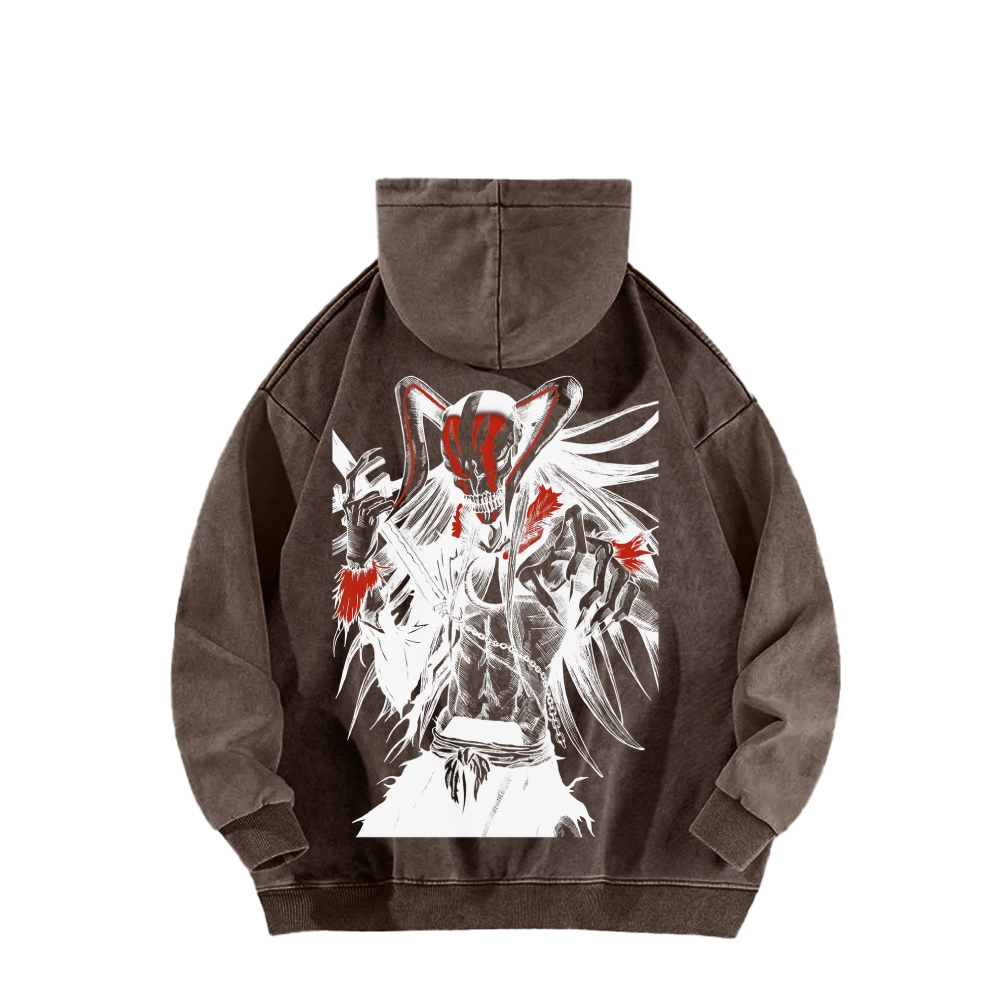 Bleach Ichigo Unisex Washed Hoodie 2601005237