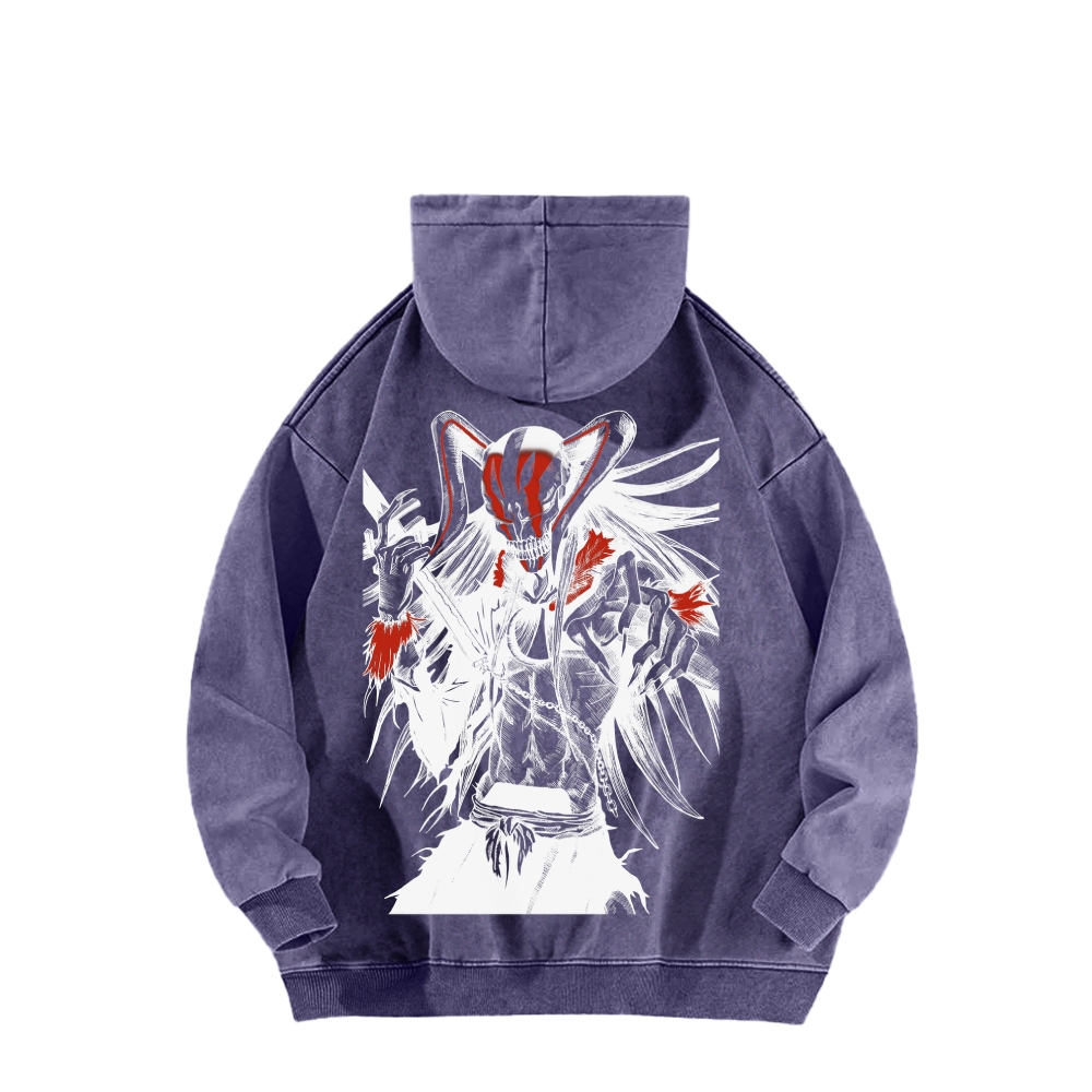 Bleach Ichigo Unisex Washed Hoodie 2601005237