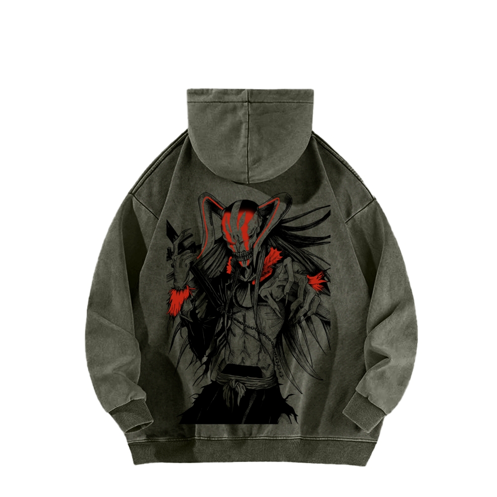 Bleach Ichigo Unisex Washed Hoodie 2601005237