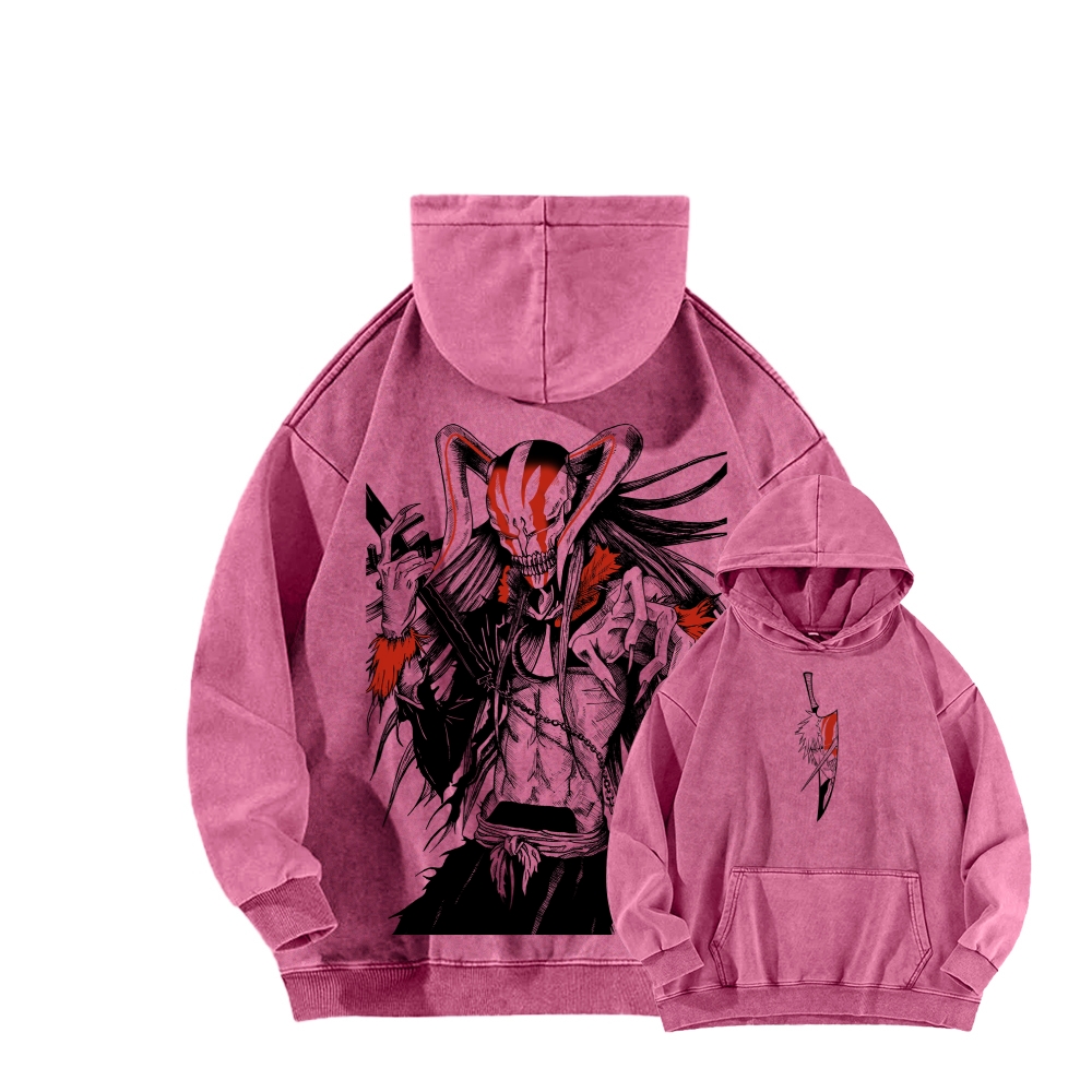 Bleach Ichigo Unisex Washed Hoodie 2601005237