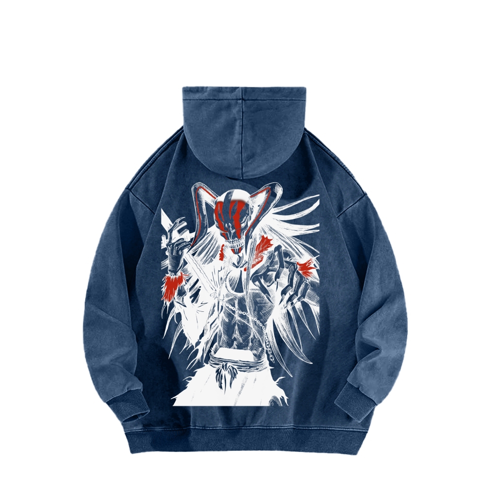 Bleach Ichigo Unisex Washed Hoodie 2601005237