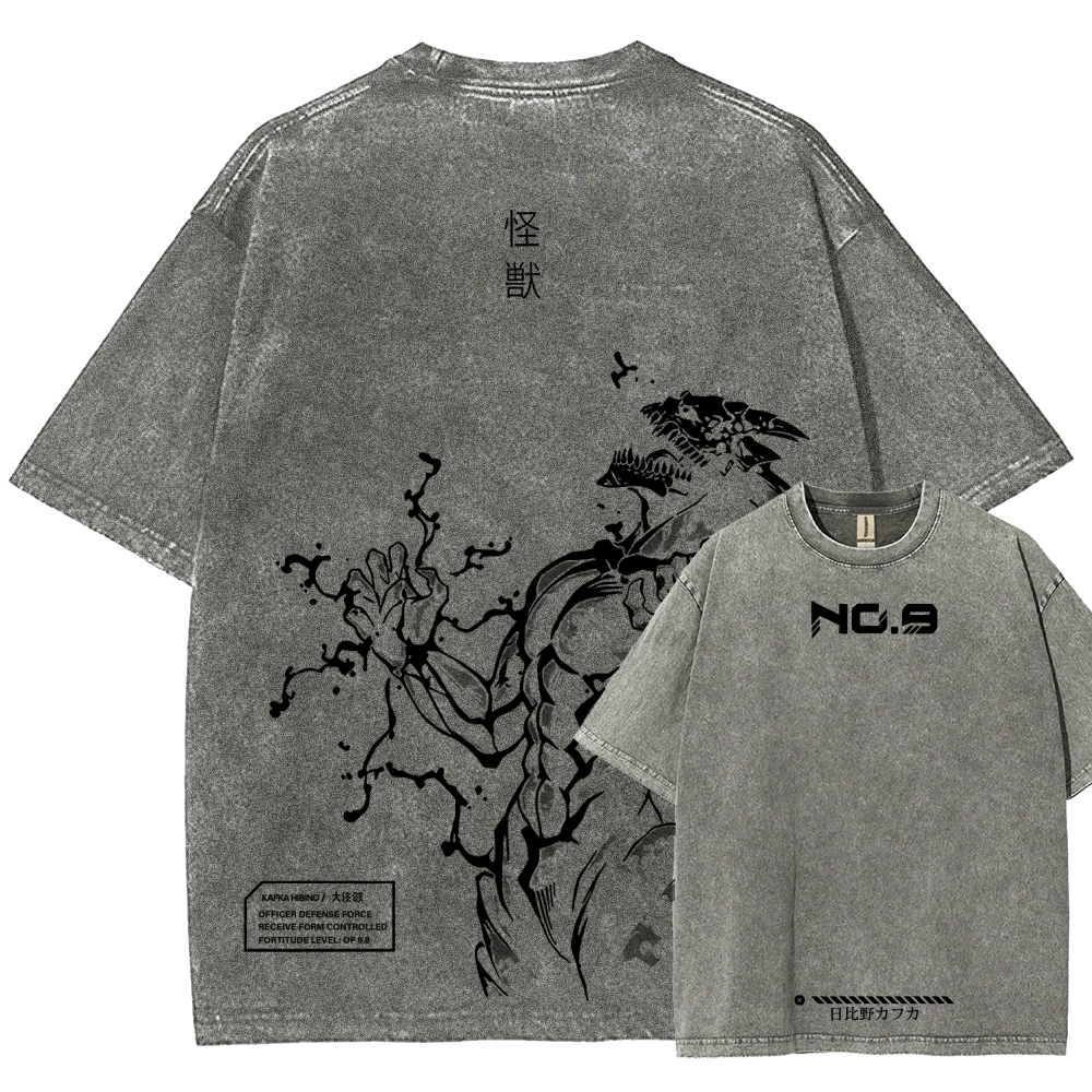 Kaiju No.8 Unisex Fit Washed T-Shirt 2601005332