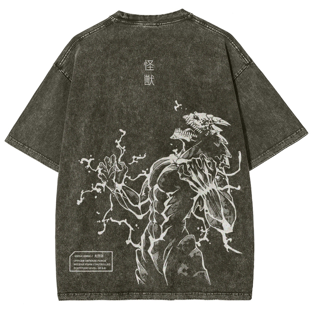 Kaiju No.8 Unisex Fit Washed T-Shirt 2601005332
