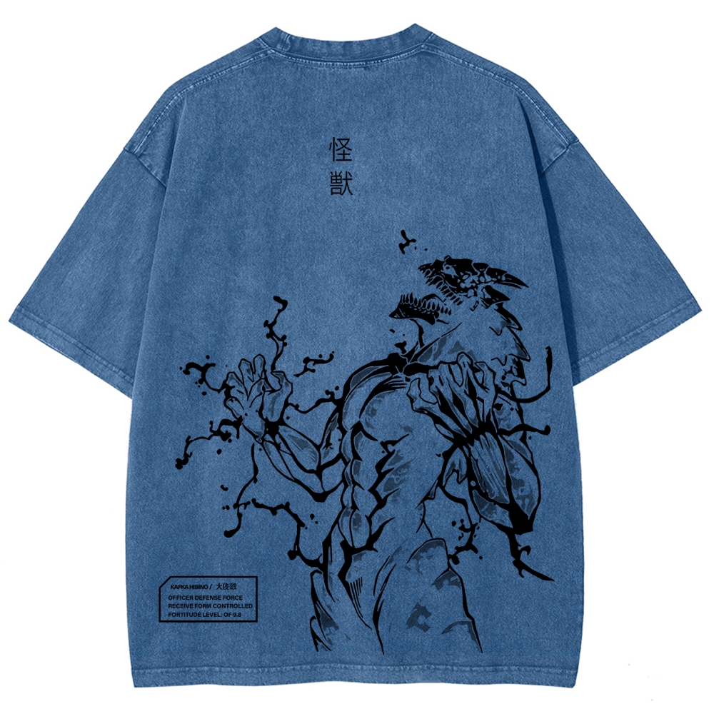 Kaiju No.8 Unisex Fit Washed T-Shirt 2601005332