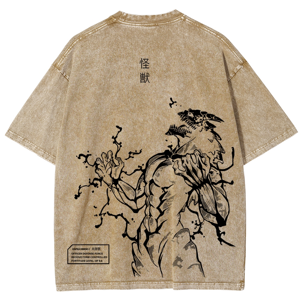 Kaiju No.8 Unisex Fit Washed T-Shirt 2601005332