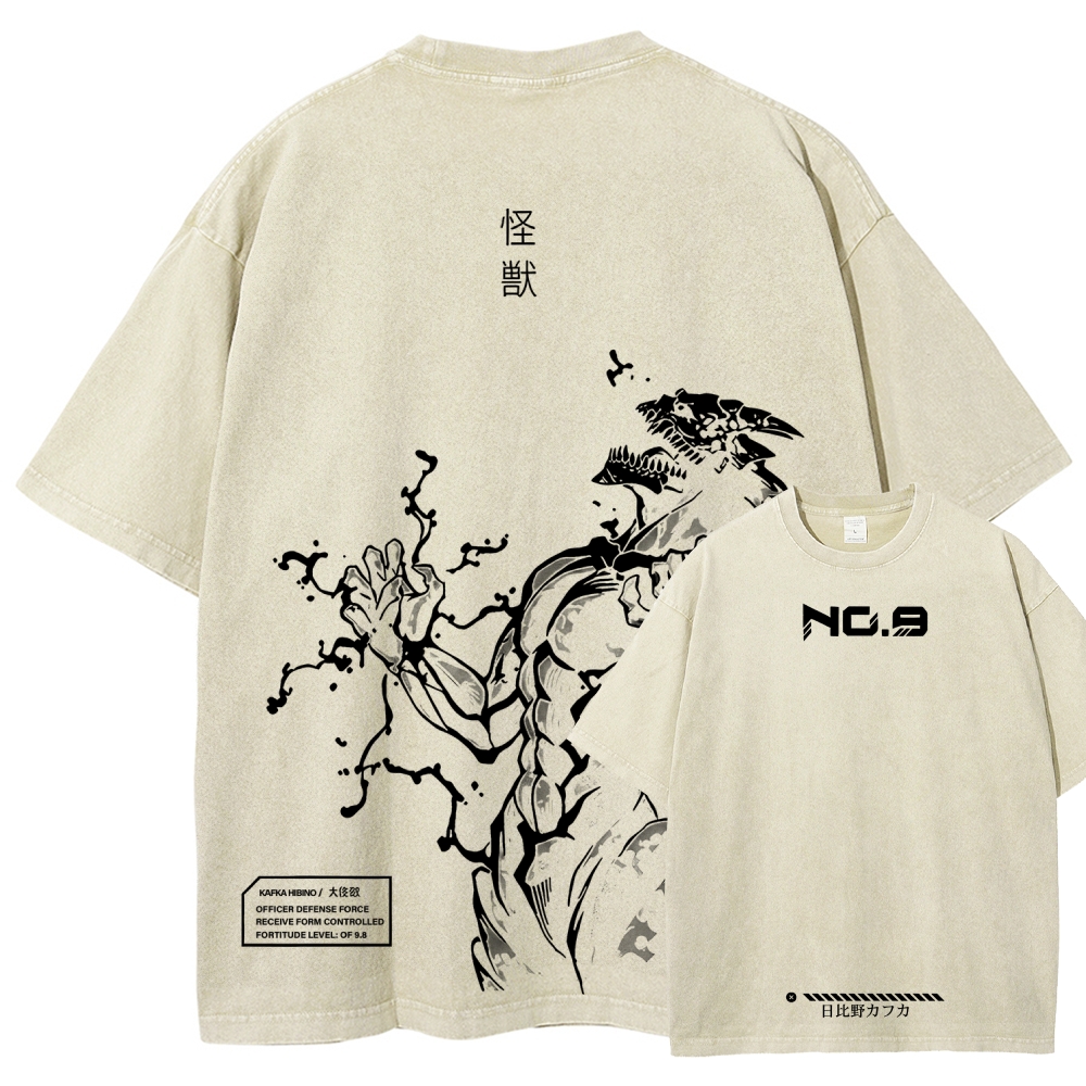Kaiju No.8 Unisex Fit Washed T-Shirt 2601005332